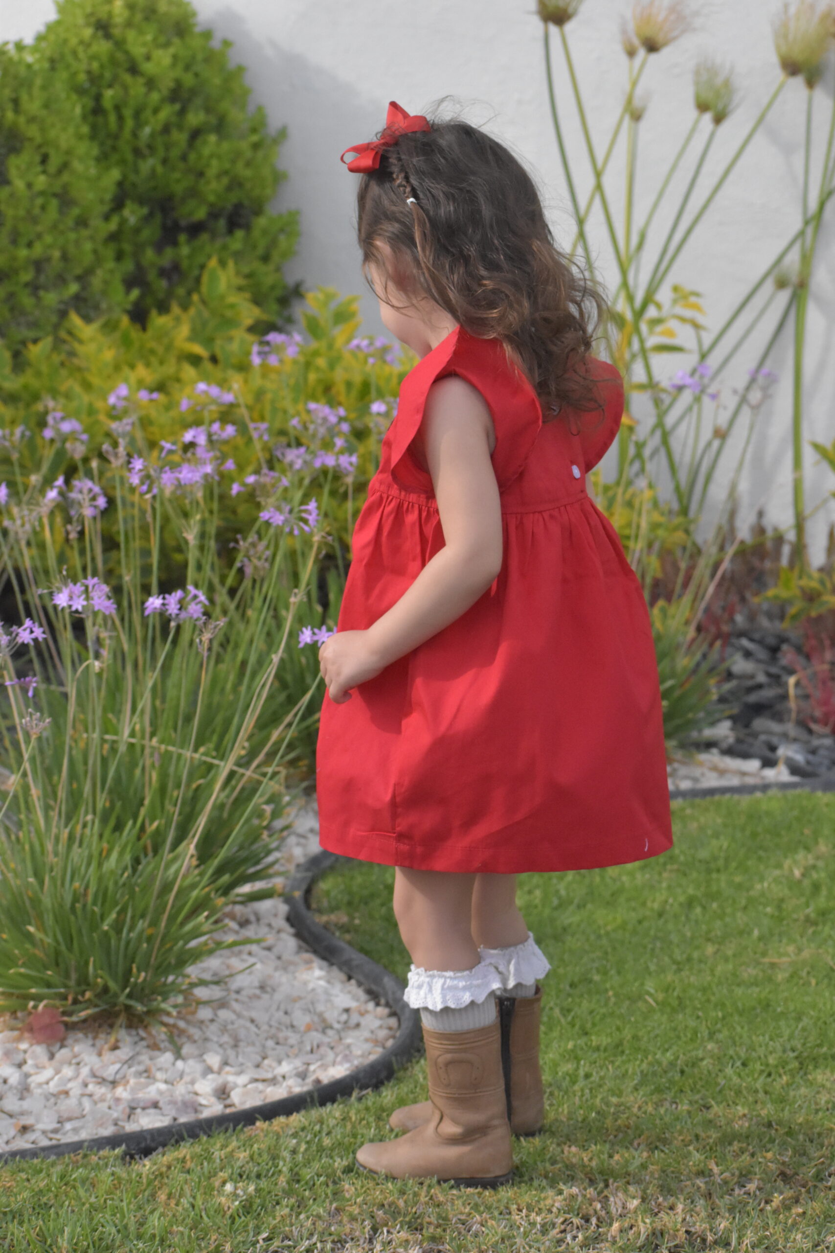 VESTIDO BORDADO ROJO